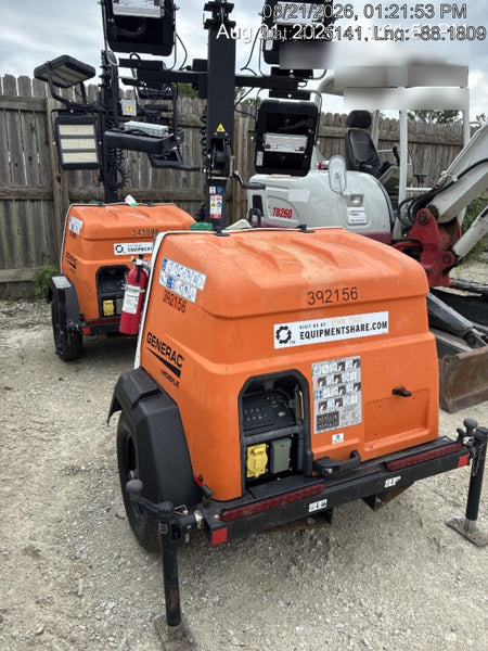 2024 Generac MLT2 Diesel, Flex Switch 120V Input, Powerzone Controller, 
(4) 320W LED Lights, 4kW Generator, 39.9 Gal Fuel Tank, 2" Ball, T3