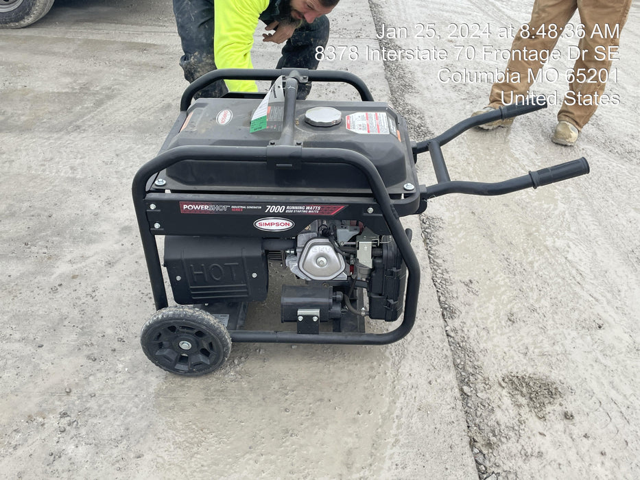 2022 Simpson SCGH8500 Honda GX390, 7KW