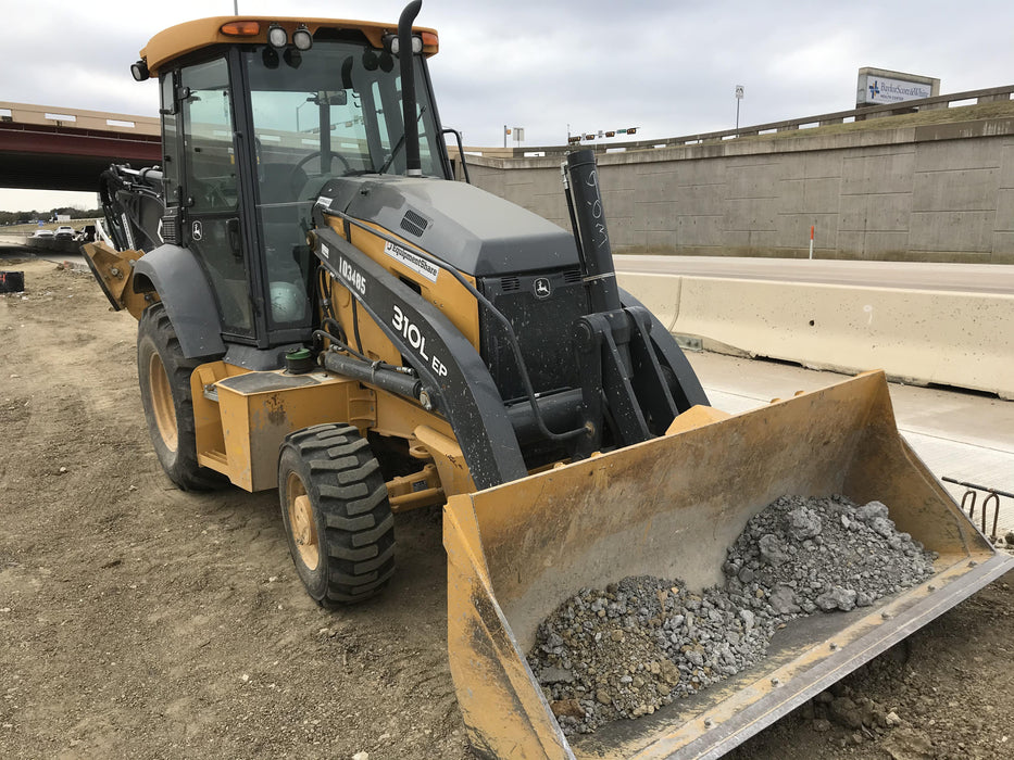 2020 John Deere 310LEP Cab/Heat/Air, 4WD, Standard Stick, Pilot Controls, 2 Way Hydraulics, TAG Manual QC