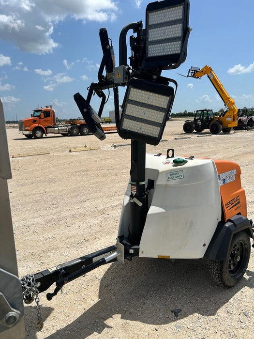 2025 Generac MLT6SMDS Diesel, Mitsubishi / Final Tier 4 Engine, 10.5 HP @ 1800 RPM, (4) 320W G4 LED's, Brushless Excitation, Capacitor Regulated, Vertical Mast, Manual Winch, 5kW Export Power, Power Zone Auto Light Controller