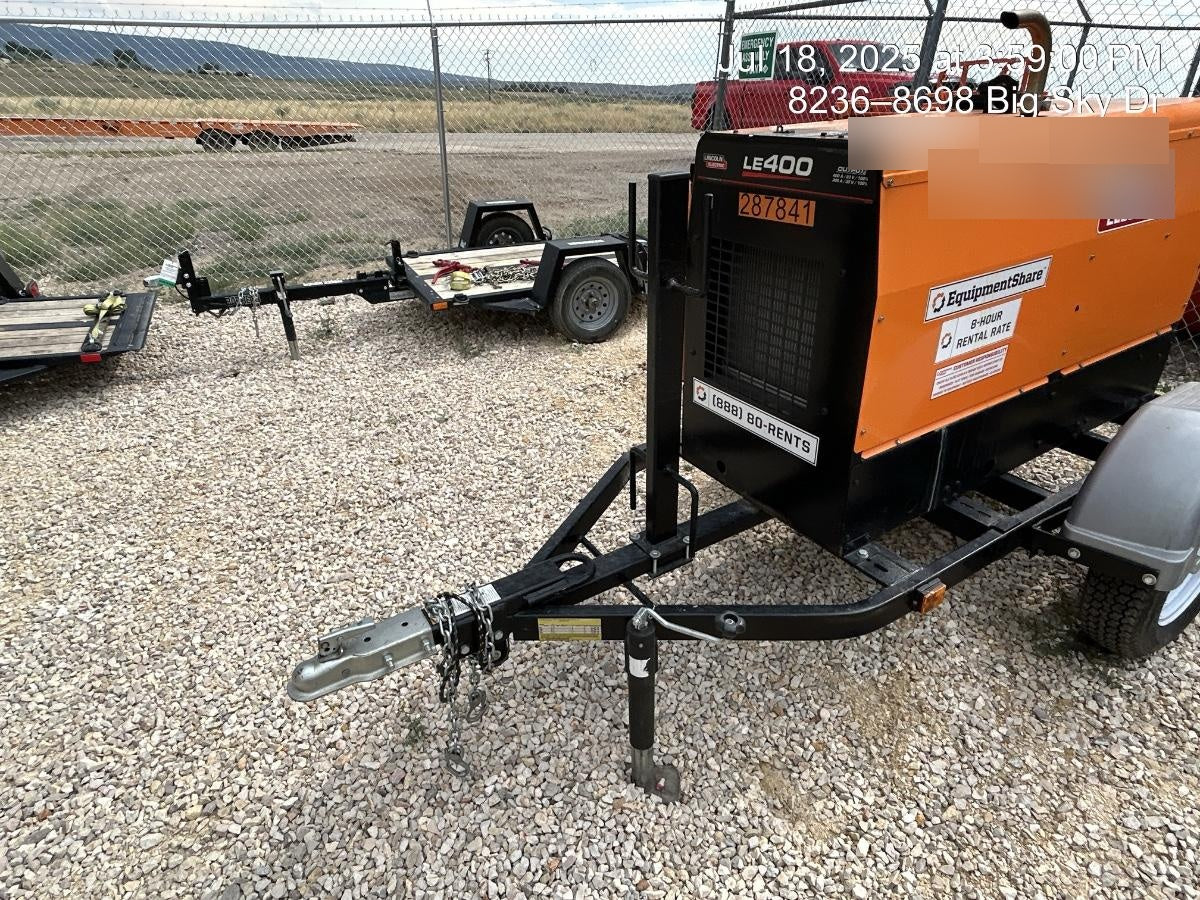 2023 Lincoln Electric LE400 Kubota V1505, Trlr, Cable Rack, Light Kit, ES Decals, T3