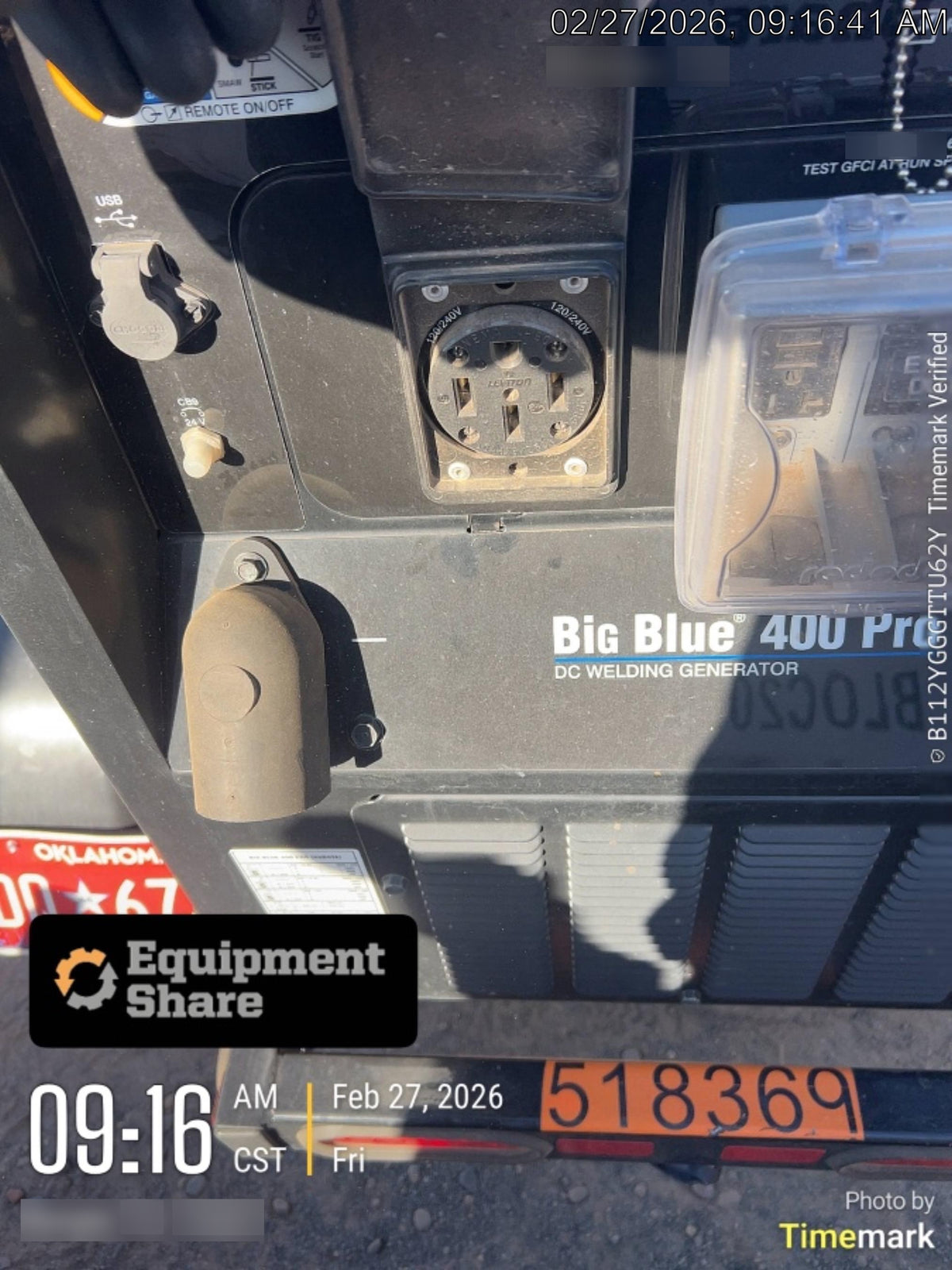 2025 MILLER ELECTRIC BIG BLUE 400