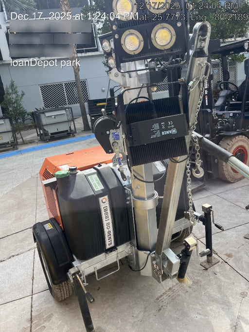 2023 Wanco WLTT-4MM4K Diesel, Deep Sea Controller, Shore Power Plug, Auto Start, (4) 350W LED Floodlights, 4kW Generator, 60 Gal Fuel Tank, 2" Ball, T3