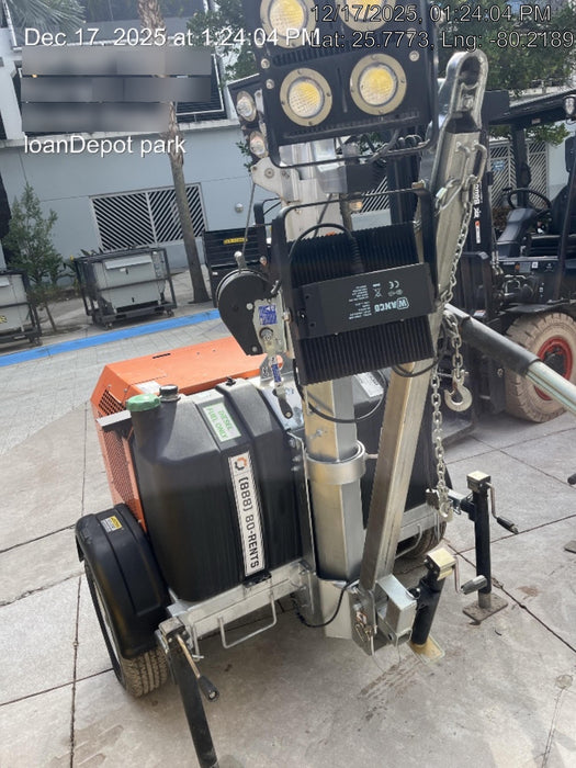 2023 Wanco WLTT-4MM4K Diesel, Deep Sea Controller, Shore Power Plug, Auto Start, (4) 350W LED Floodlights, 4kW Generator, 60 Gal Fuel Tank, 2" Ball, T3