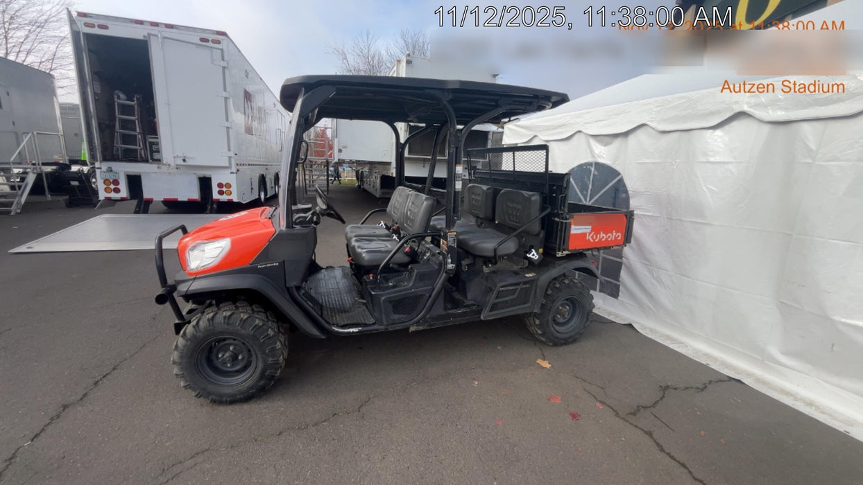 2022 Kubota RTV-X1140W-H Plastic Canopy, Windshield Acrylic Clear, LED Strobe Light, Wire Harness Kit, Back up Alarm