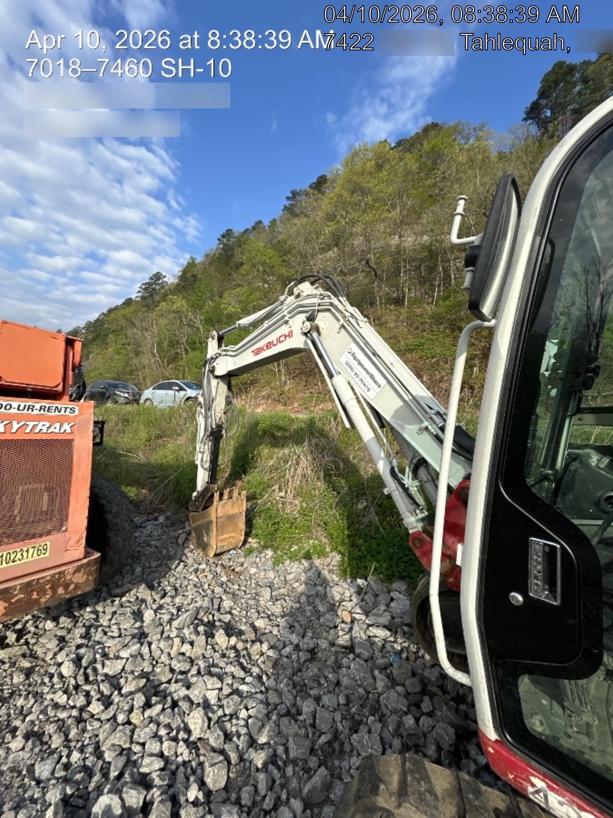 2019 Takeuchi TB290 Cab/Heat/AC Rubber tracks, Dozer blade, Travel alarm, Auxiliary hydraulics w/Manual QC, Hydraulic thumb, 18", 24", and 36" Buckets