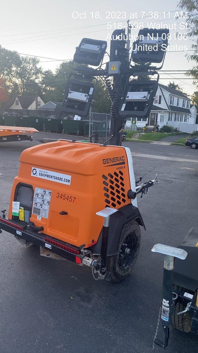 2023 Generac MLT2 Diesel, Flex Switch 120V Input, Powerzone Controller, (4) 320W LED Lights, 4kW Generator, 39.9 Gal Fuel Tank, 2" Ball, T3