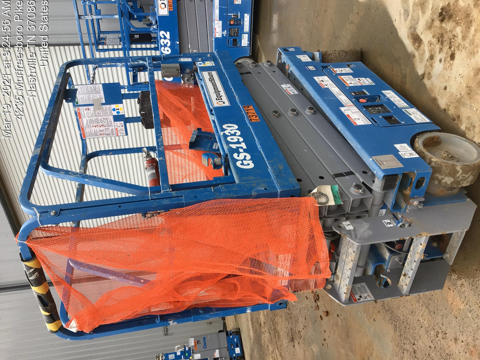 2020 Genie GS-1930 Fixed rails with chain entry gate - Pre A92.20