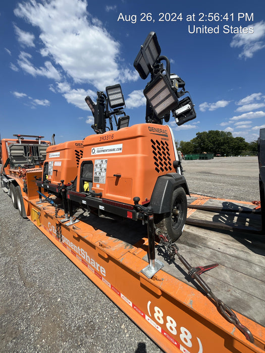 2024 Generac MLT2 Diesel, Flex Switch 120V Input, Powerzone Controller, 
(4) 320W LED Lights, 4kW Generator, 39.9 Gal Fuel Tank, 2" Ball, T3