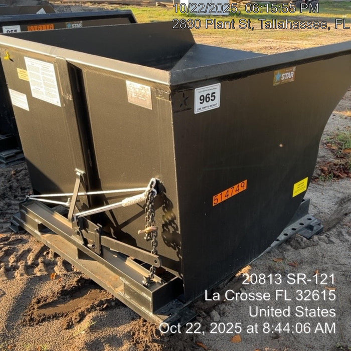 2025 STAR INDUSTRIES M-1820 - Self-Dump Hopper