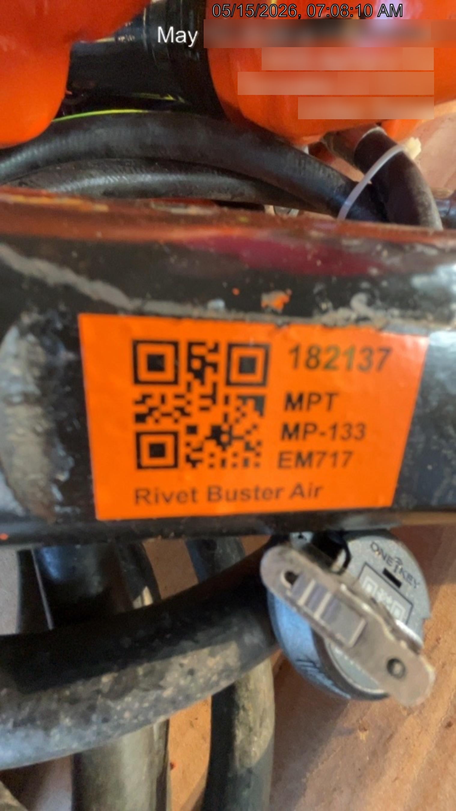 2021 MICHIGAN PNEUMATIC MP-133-ORANGE-NEP