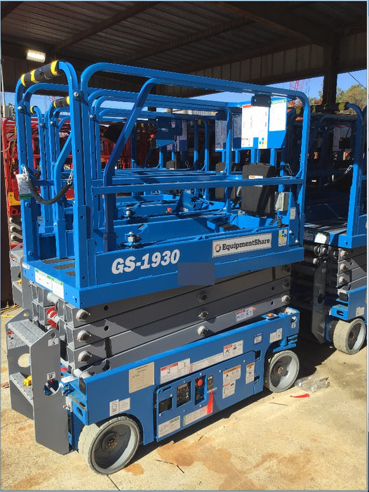 2019 Genie GS-1930 Fixed Rails with Chain Entry