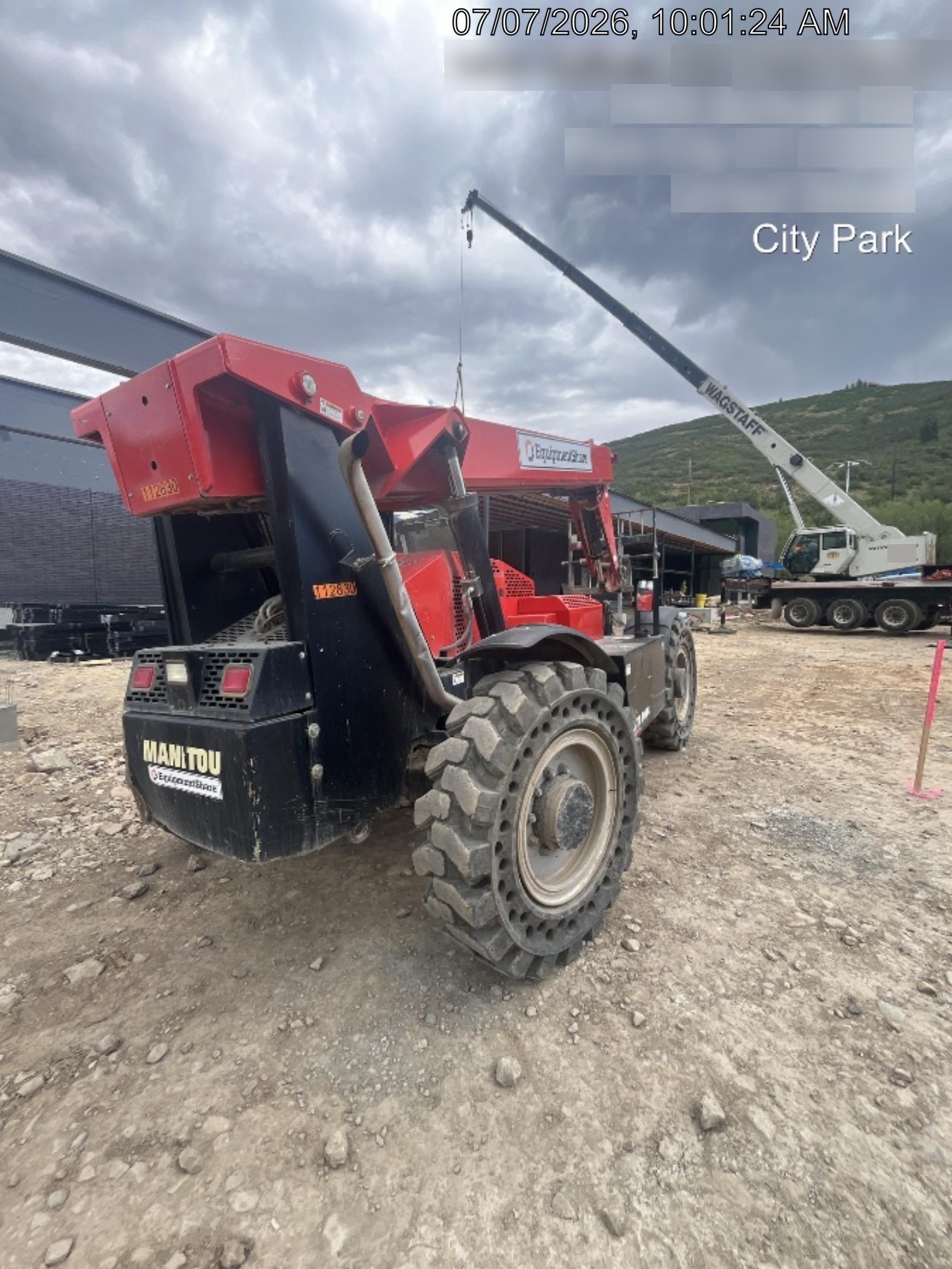 2020 Manitou MTA8044 Cab/Heat/Air, Solid Tires, Work Lights, Beacon, Aux Hydraulics, Back up Alarm, Lifting Eye, Mirrors, ES Keypad