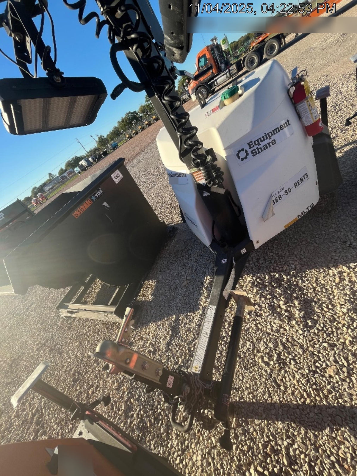 2024 Generac MLT2 Diesel, Flex Switch 120V Input, Powerzone Controller, 
(4) 320W LED Lights, 4kW Generator, 39.9 Gal Fuel Tank, 2" Ball, T3