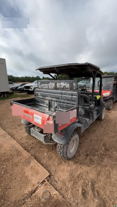 Kubota RTV-X1140W-H 4wd Utility Cart, LED Strobe, Windshield Tempered Glass, Pastic Canopy, Wire Harness Kit, Backup Alarm