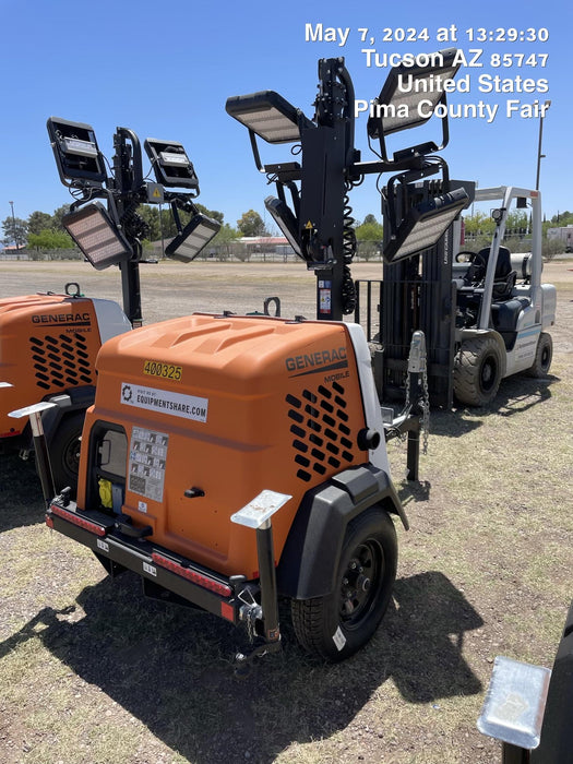 2024 Generac MLT2 Diesel, Flex Switch 120V Input, Powerzone Controller, 
(4) 320W LED Lights, 4kW Generator, 39.9 Gal Fuel Tank, 2" Ball, T3