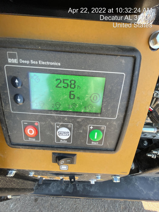 2022 Allmand NLV3GR (4) LED Light Fixture 350W, 23' Vertical Mast, 3kW Prime, Towable, Deep Sea L401, Leveling Jacks, Yanmar T4F 5.8hp