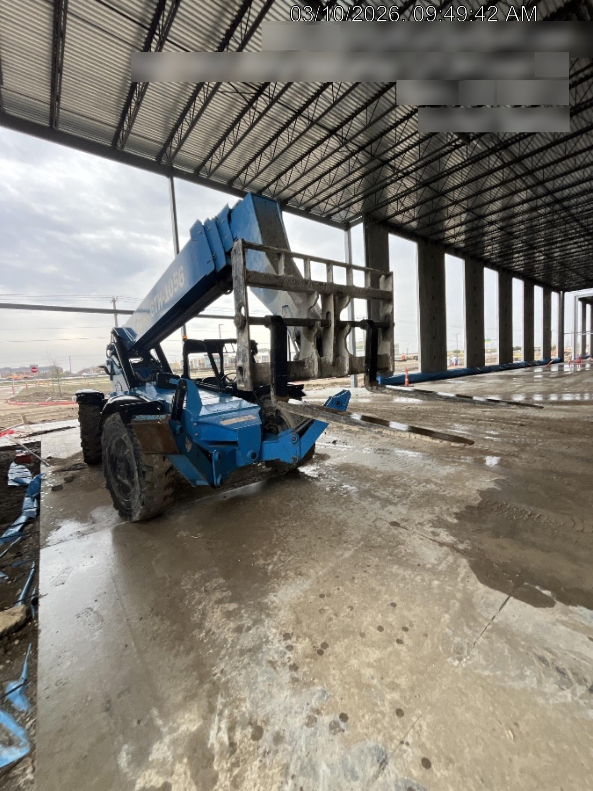 2017 Genie GTH-1056 Genie GTH1056, Solid Tires, 60" carriage, Light Kit, Open ROPS