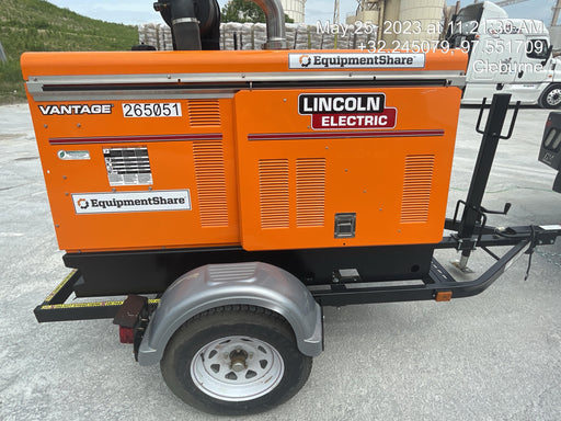 2022 Lincoln Electric Vantage 549X Crosslink Technology, Trailer Mounted, ES Decals, T3