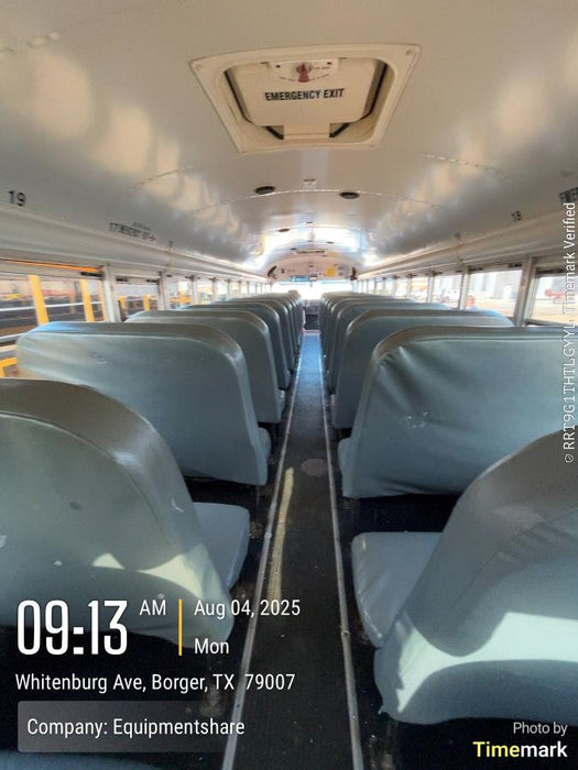 2012 BLUE BIRD 72 Passenger Bus