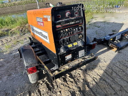 2021 Lincoln Electric Vantage 322 Vantage 322 Ready Pak 3 w/ Decals, ORANGE (includes trailer, cable rack, fender light kit) NO Telematics
