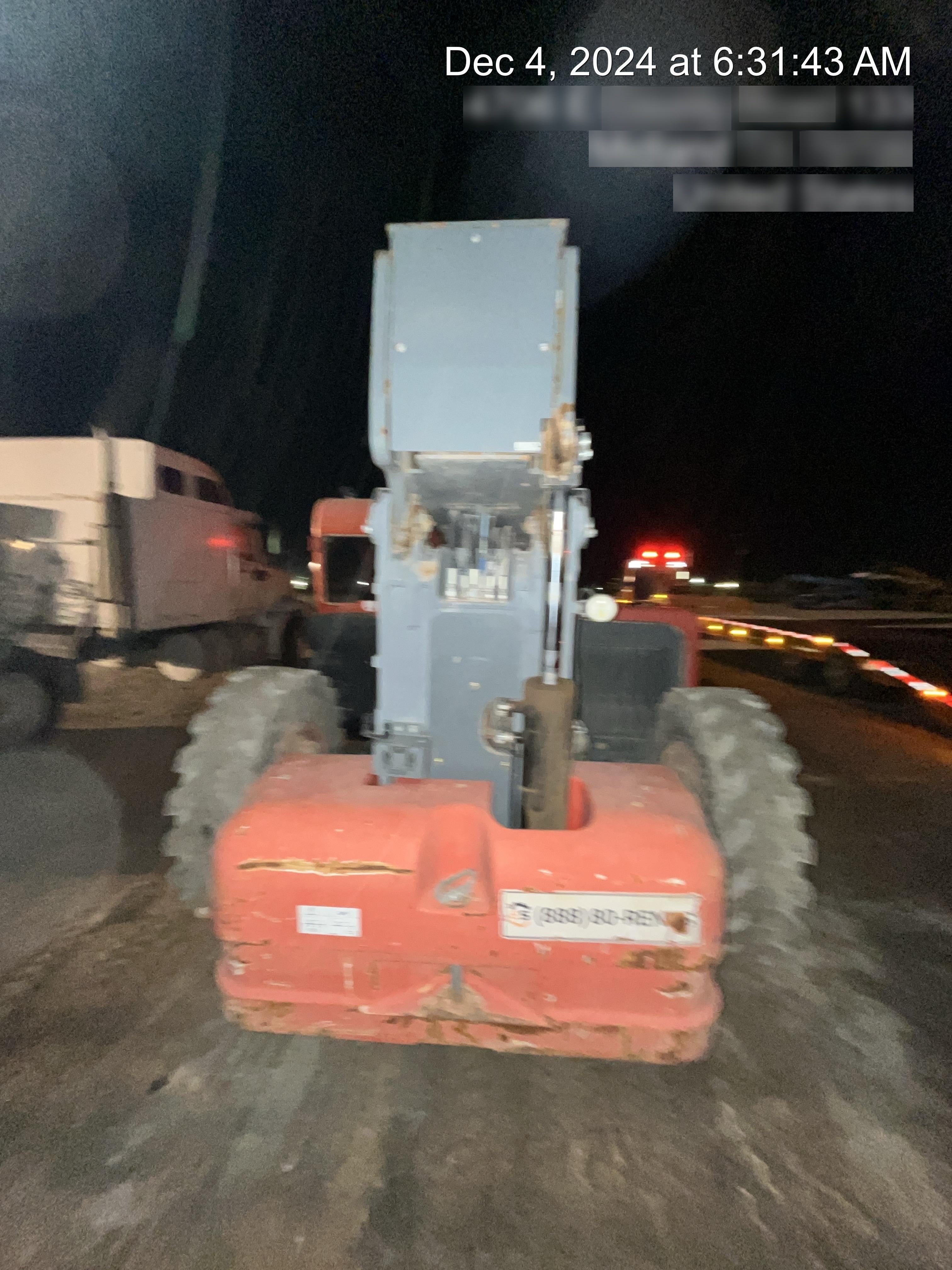 2018 Skyjack SJ1056 TH Skyjack 1056 TH Telehandler w/Open ROPS, Work Lights/Beacon, Solid Tires, 60" Carriage and Forks