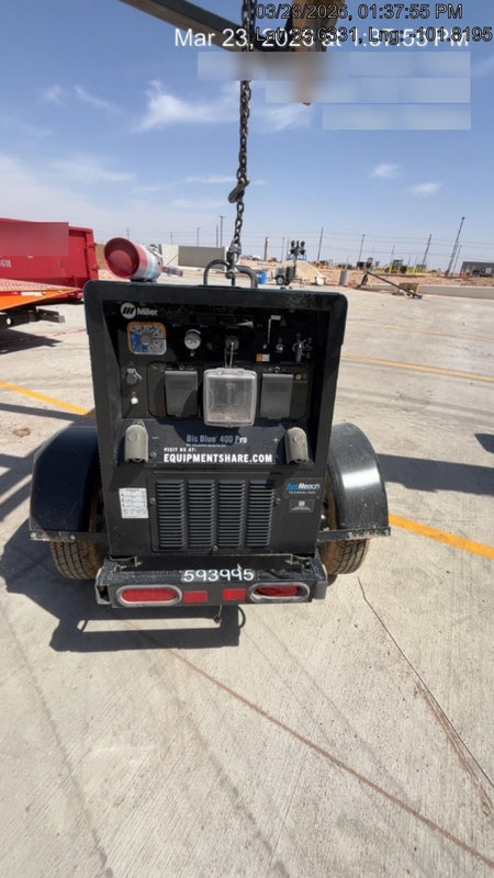 2025 MILLER ELECTRIC BIG BLUE 400
