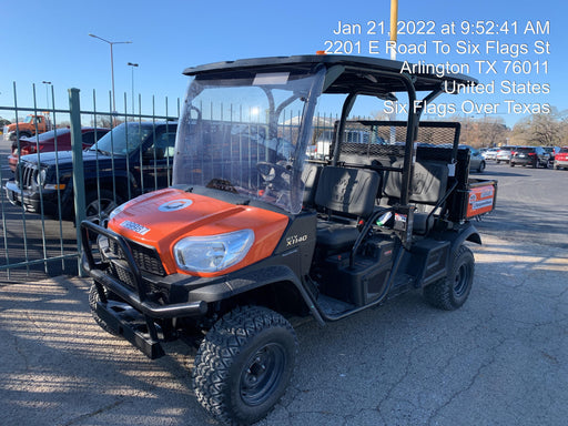 2022 Kubota RTV-X1140W-H Plastic Canopy, Windshield Acrylic Clear, LED Strobe Light, Wire Harness Kit, Back up Alarm