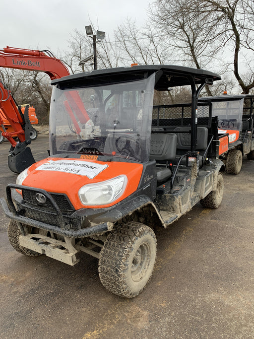 2022 Kubota RTV-X1140W-H Plastic Canopy, Windshield Acrylic Clear, LED Strobe Light, Wire Harness Kit, Back up Alarm