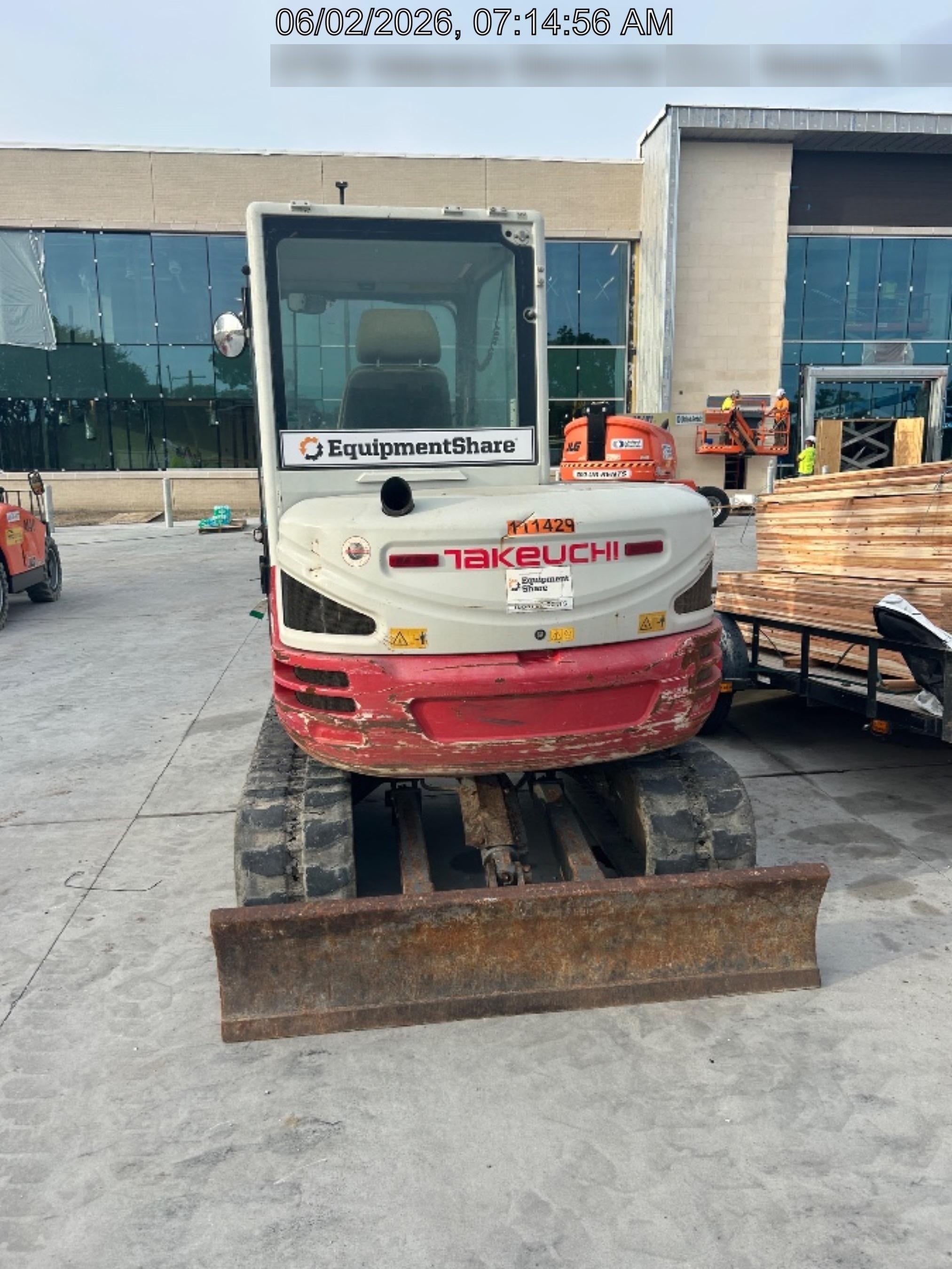 2020 Takeuchi TB250-2C Cab/Heat/Air, Rubber Tracks, Manual TAG QC