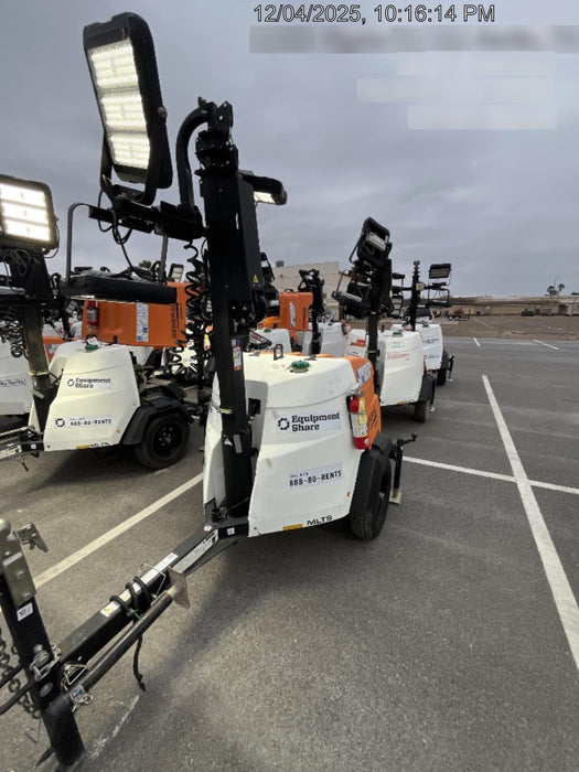 2024 Generac MLT2 Diesel, Flex Switch 120V Input, Powerzone Controller, 
(4) 320W LED Lights, 4kW Generator, 39.9 Gal Fuel Tank, 2" Ball, T3