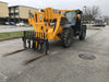 2019 JCB 510-56 74 HP w/CAB/HVAC, Beacon, Worklights, Aux Hydraulics, Solid Tires 66" Carriage/60" Forks