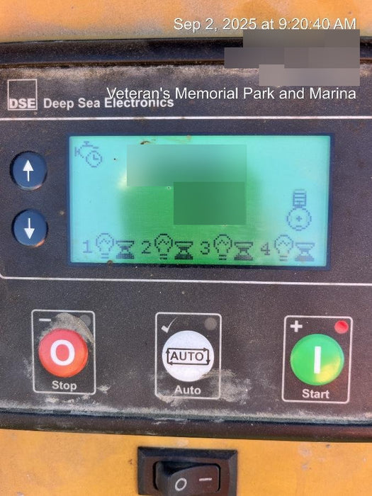 2021 Allmand NLV3GR (4) LED Light Fixture 350W, 23' Vertical Mast, 3kW Prime, Towable, Deep Sea L401, Leveling Jacks, Yanmar T4F 5.8hp