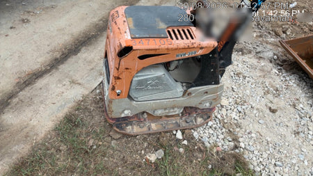 2023 Multiquip MV308GH Honda GX270, 18" Plate, Tachometer