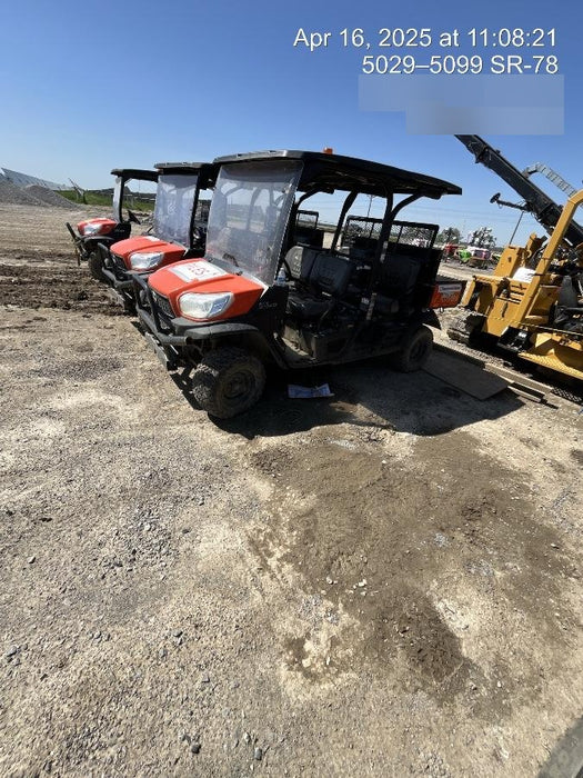 2019 Kubota RTV-X1140W-H 4WD, LED Strobe, Windshield Tempered Glass, Plastic Canopy, Wire Harness Kit, Backup Alarm