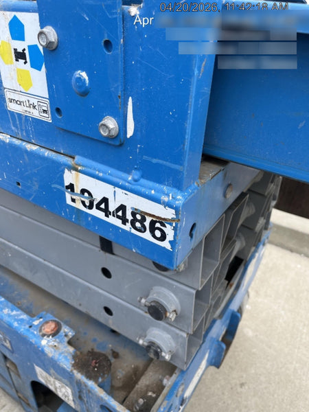 2020 Genie GS-1930 Solid Non Marking Tires, Beacon, Folding rails with half height swing gate, 800W Inverter