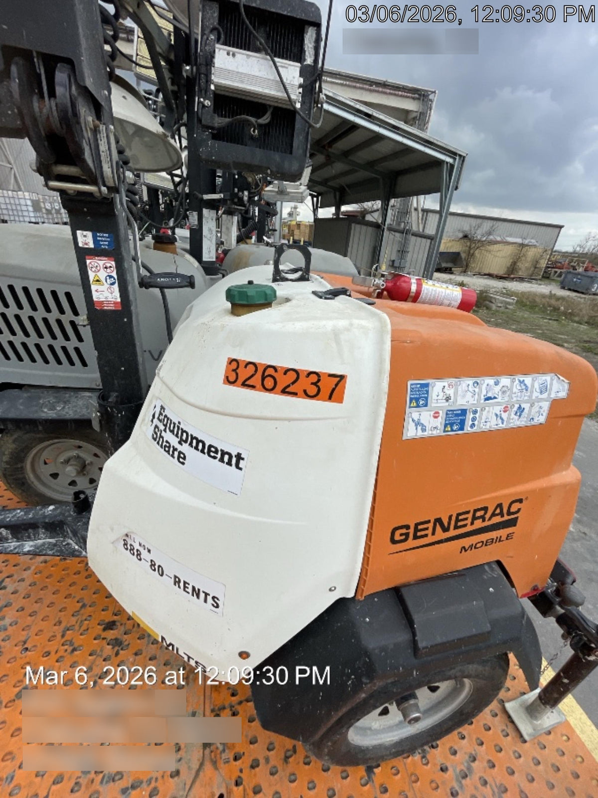 2024 Generac MLT2 Diesel, Flex Switch 120V Input, Powerzone Controller, 
(4) 320W LED Lights, 4kW Generator, 39.9 Gal Fuel Tank, 2" Ball, T3