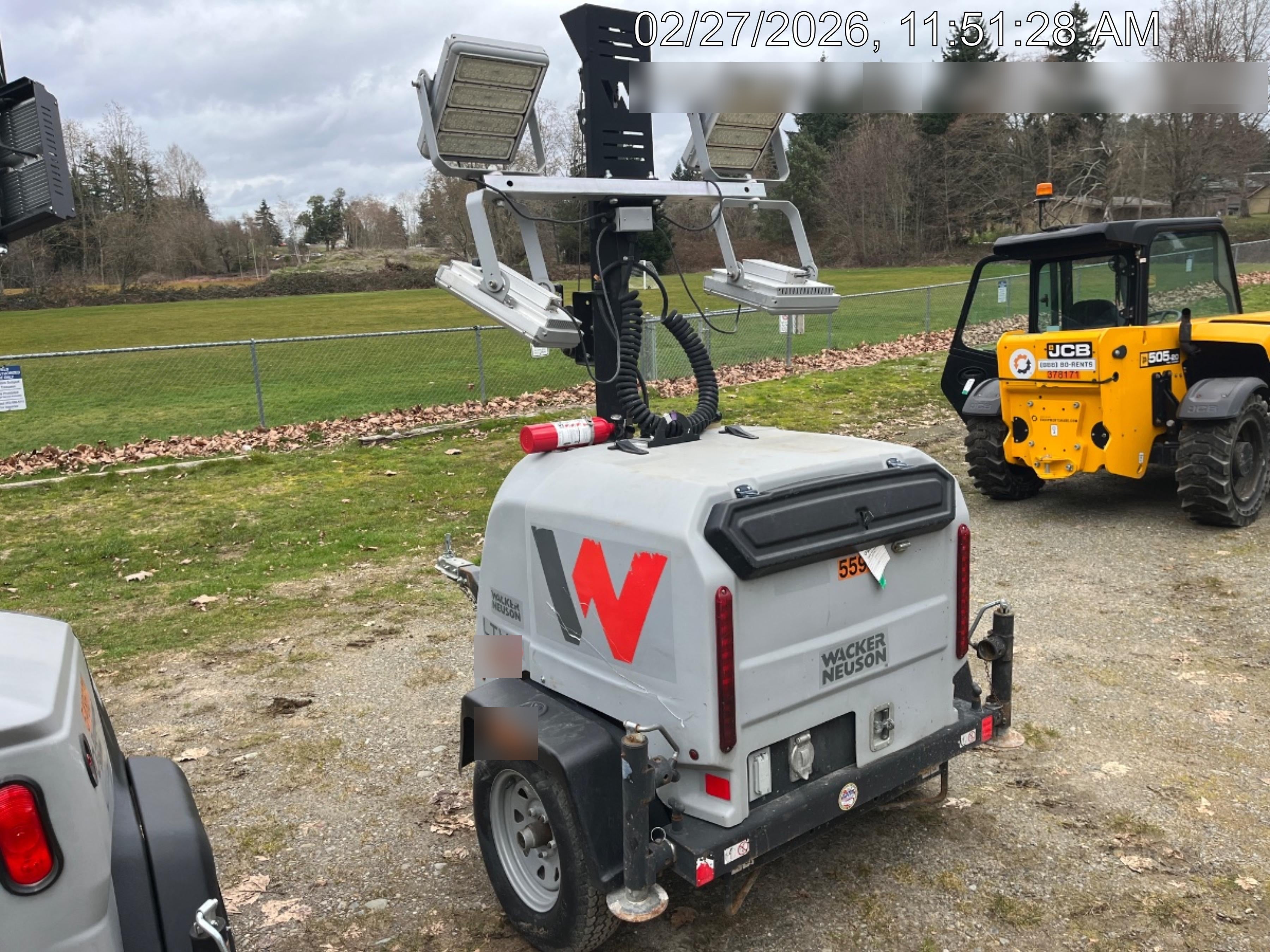 2019 Wacker Neuson LTV6K-LED Standard LED Towable Light Tower w/None