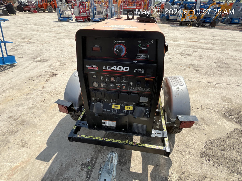 2022 Lincoln Electric LE400 Kubota V1505, Trlr, Cable Rack, Light Kit, ES Decals, T3