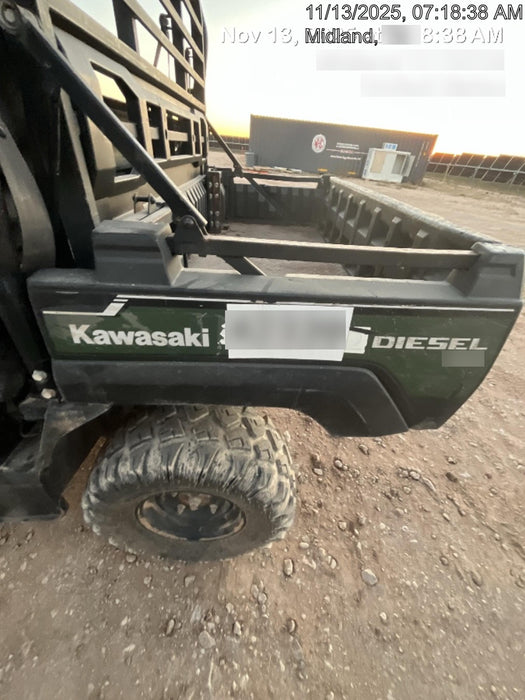 2019 Kawasaki Mule PRO-DXT Standard Options, Backup Alarm, Beacon, Plastic Hard Top, Poly Windshield, Horn Kit