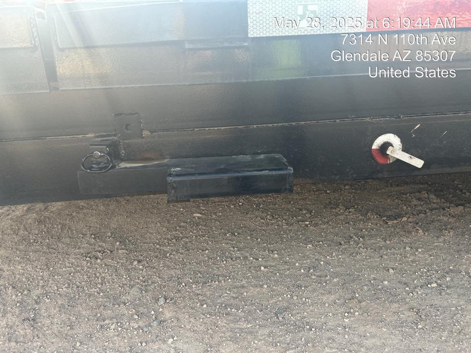 2025 TEXAS PRIDE TRAILERS 21' Lowboy Gravity Tilt Bed 14K Bumper Pull Trailer