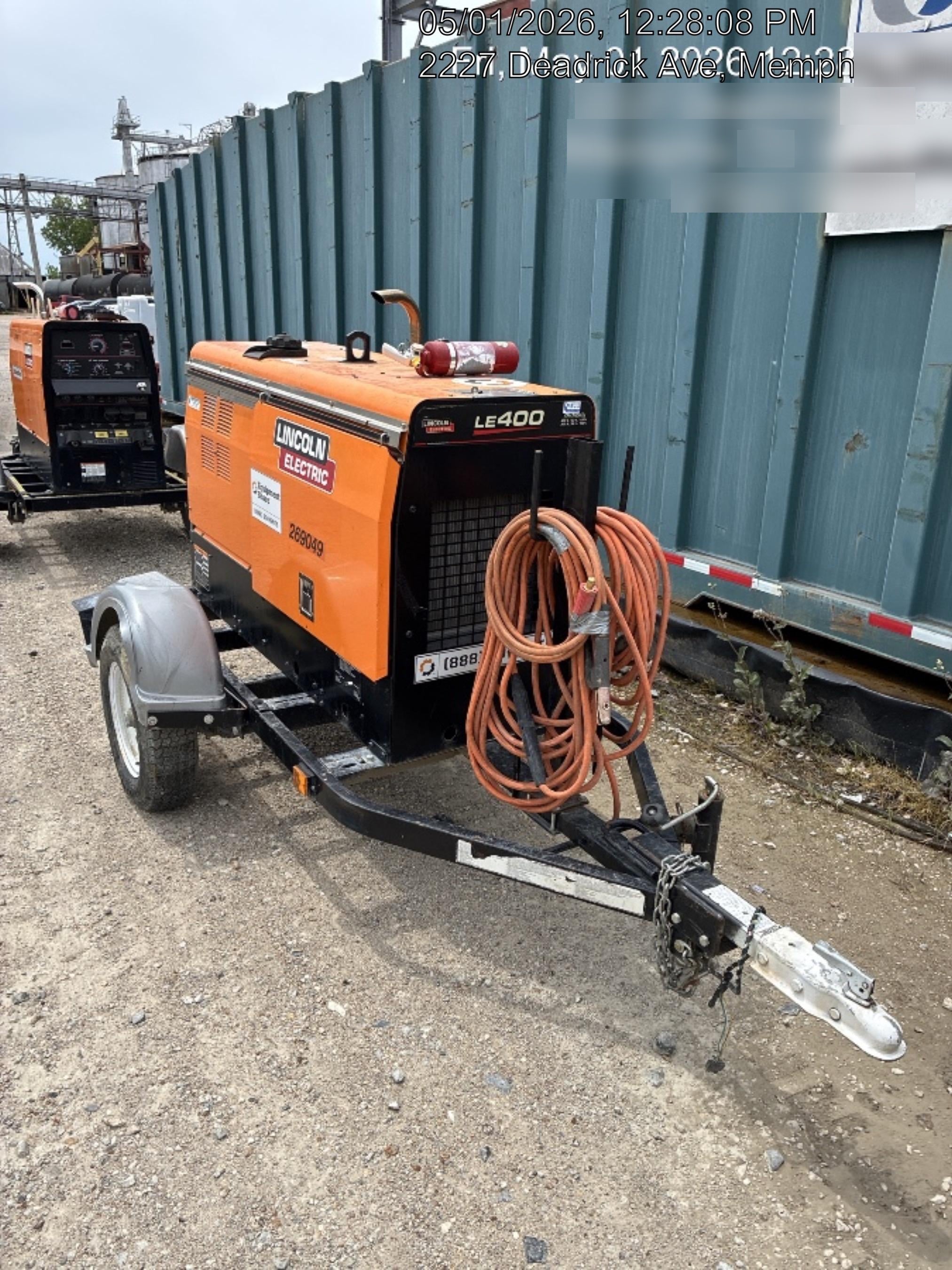 2022 Lincoln Electric LE400 Kubota V1505, Trlr, Cable Rack, Light Kit, ES Decals, T3