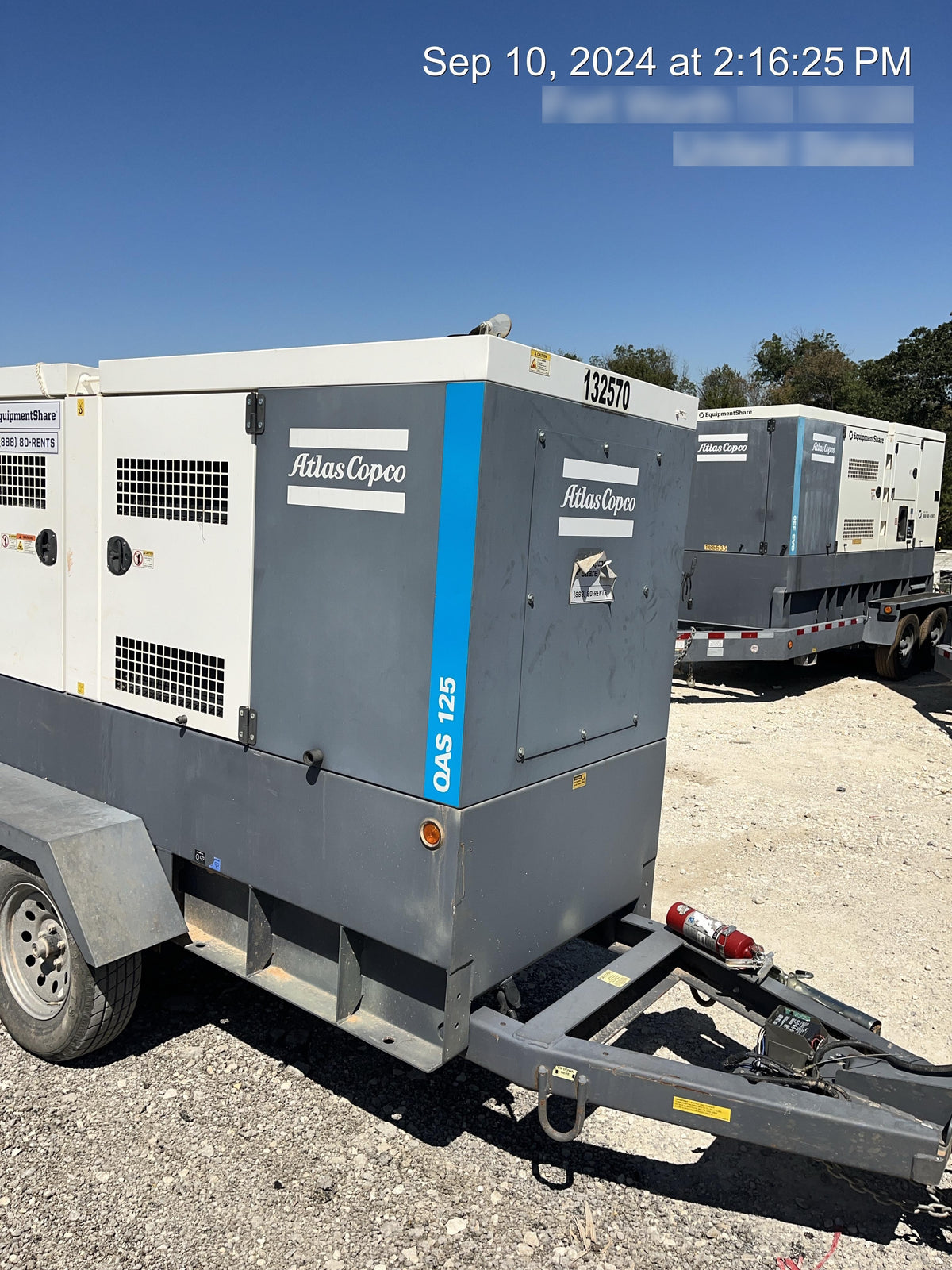 2021 ATLAS COPCO QAS 125