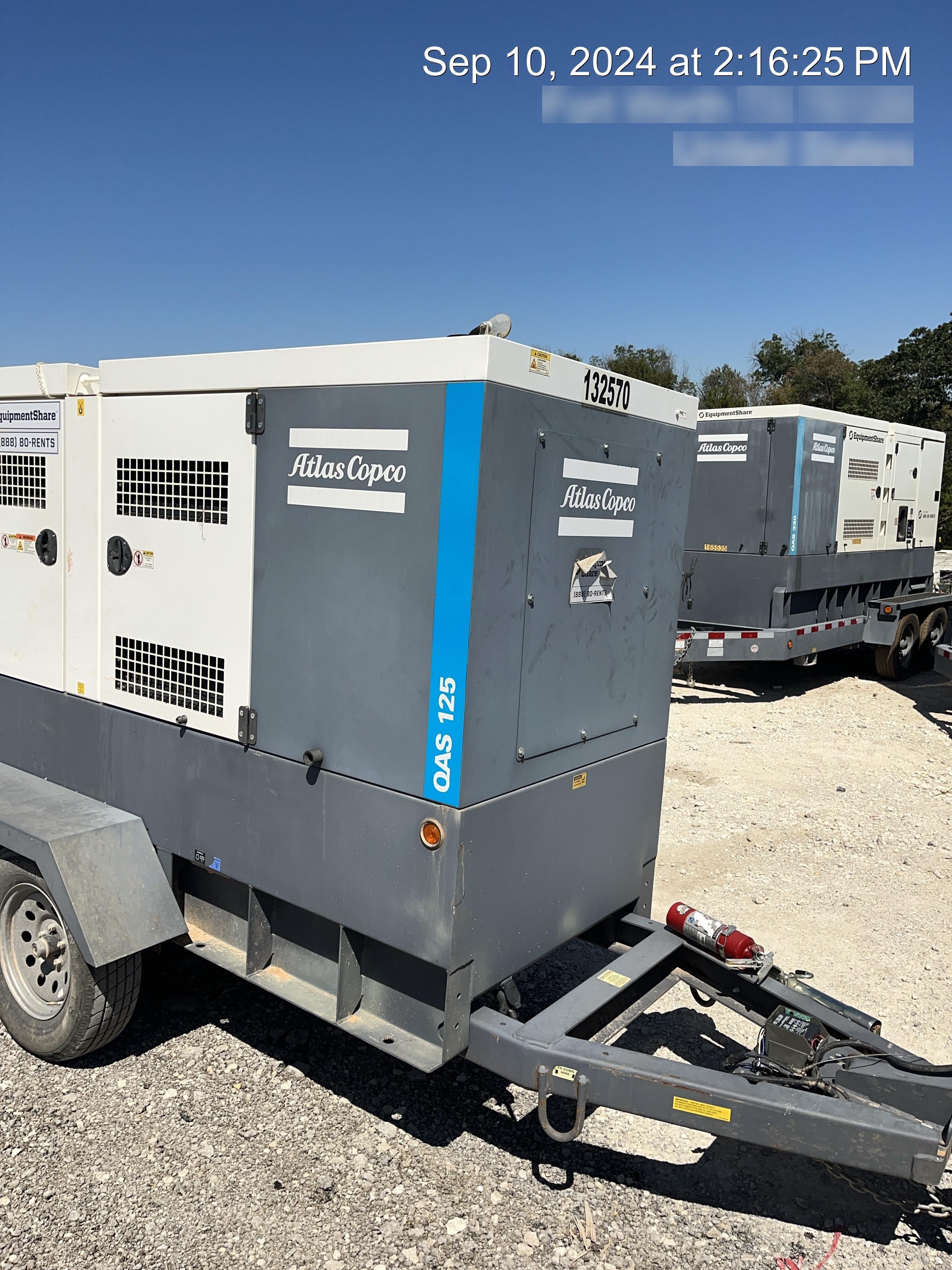 2021 ATLAS COPCO QAS 125