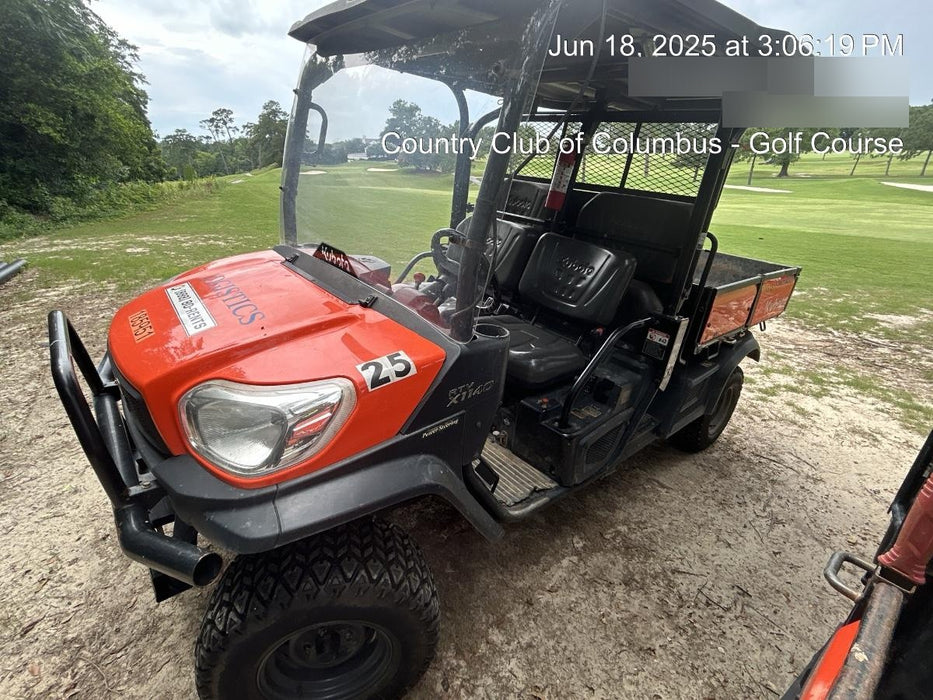 2021 Kubota RTV-X1140W-H Plastic Canopy, Windshield Acrylic Clear, LED Strobe Light, Wire Harness Kit, Back up Alarm