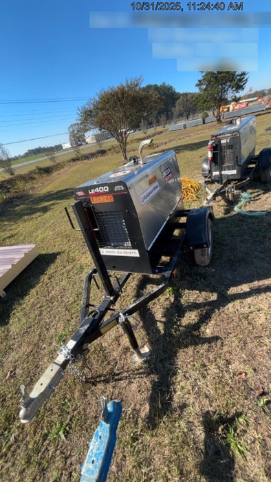 2024 Lincoln Electric LE400 Kubota V1505, Trlr, Cable Rack, Light Kit, ES Decals, T3