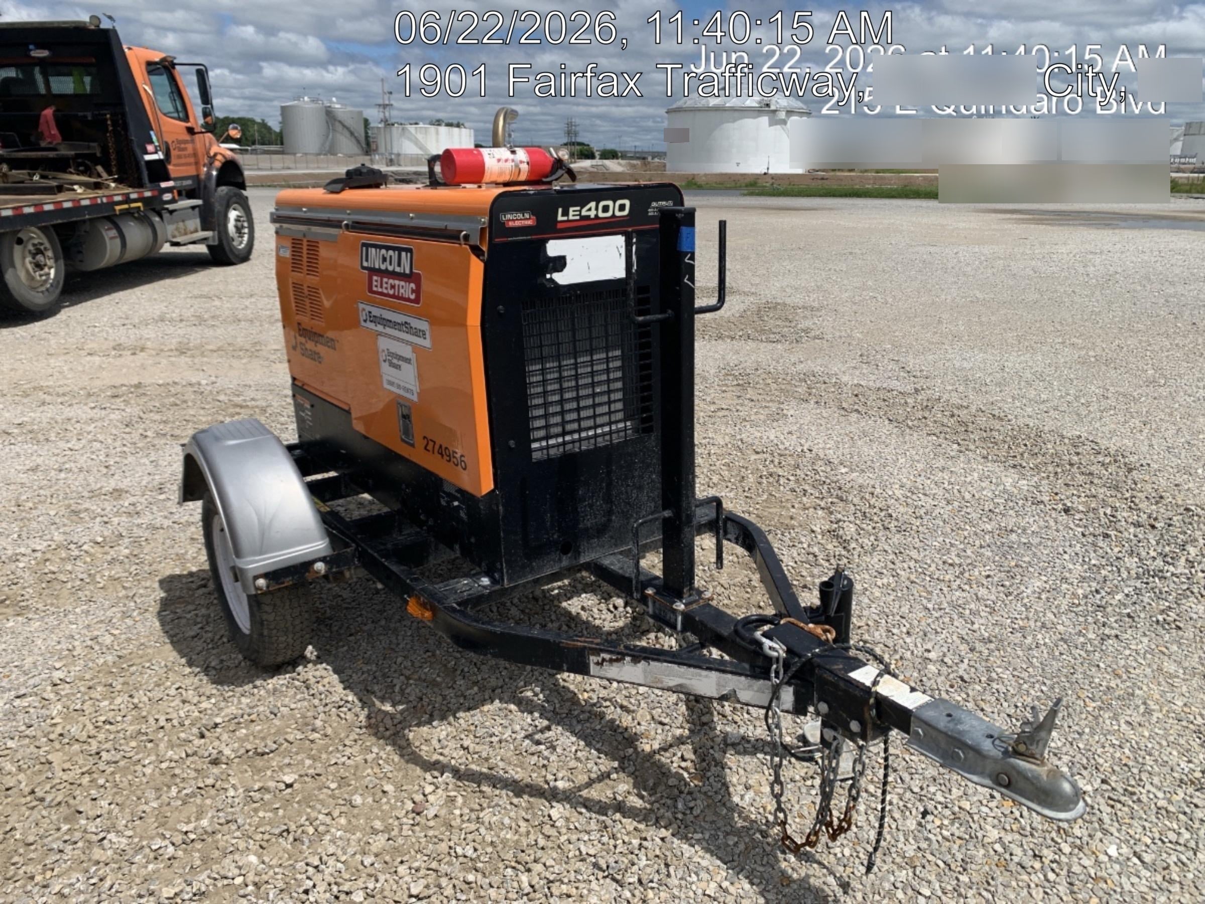2022 Lincoln Electric LE400 Kubota V1505, Trlr, Cable Rack, Light Kit, ES Decals, T3