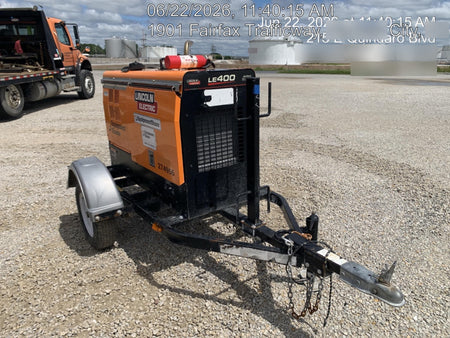 2022 Lincoln Electric LE400 Kubota V1505, Trlr, Cable Rack, Light Kit, ES Decals, T3