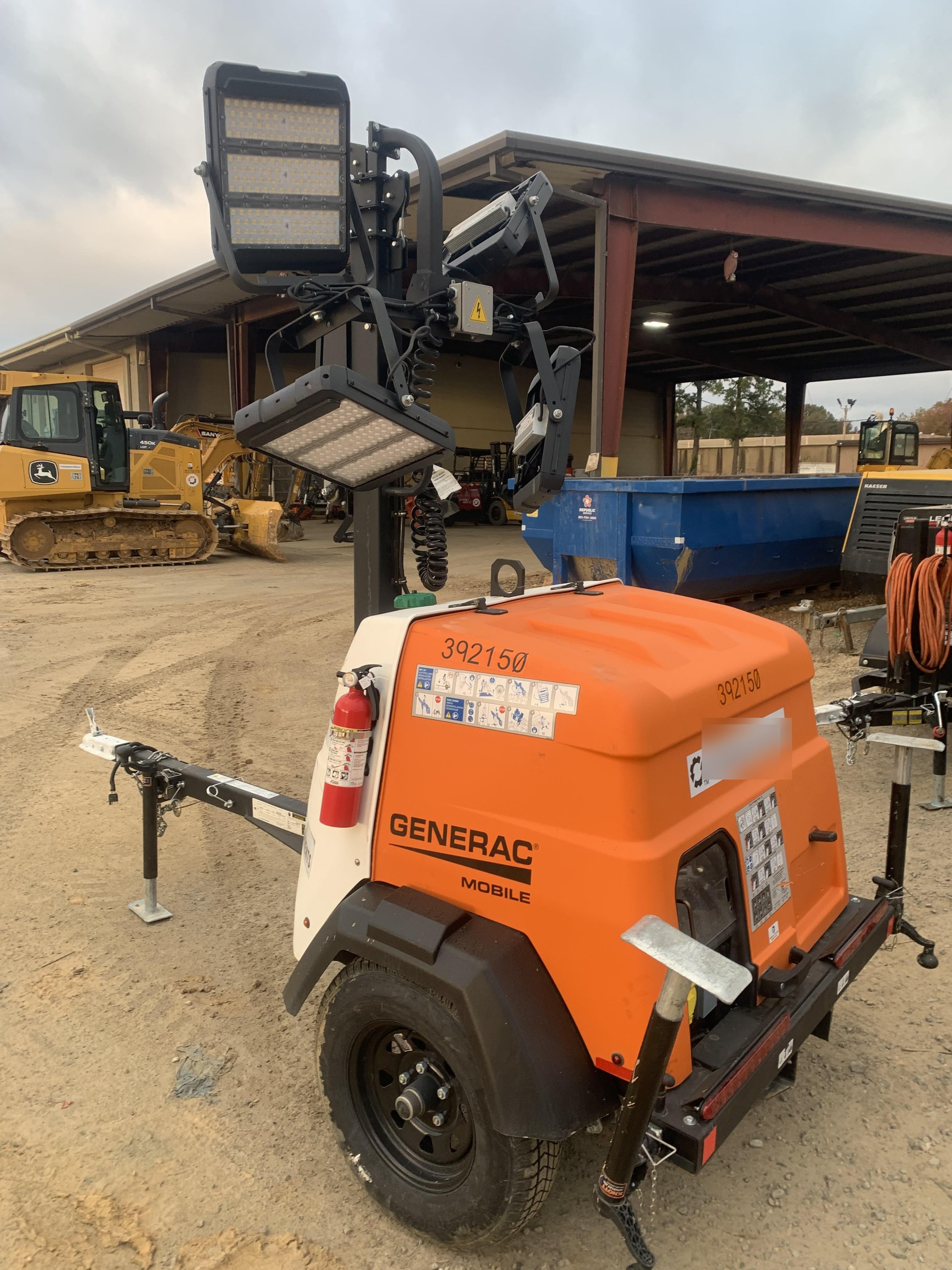 2024 Generac MLT2 Diesel, Flex Switch 120V Input, Powerzone Controller, 
(4) 320W LED Lights, 4kW Generator, 39.9 Gal Fuel Tank, 2" Ball, T3