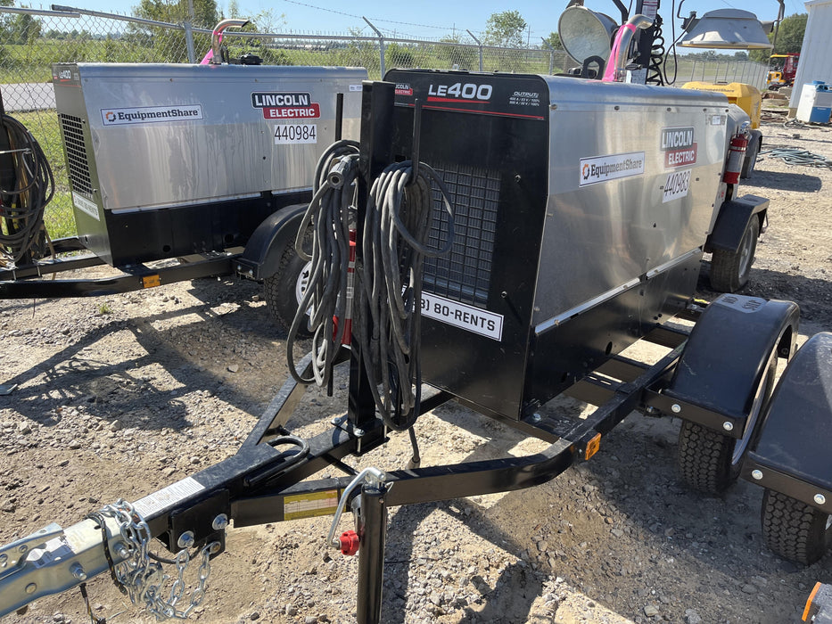 2024 Lincoln Electric LE400 Kubota V1505, Trlr, Cable Rack, Light Kit, ES Decals, T3